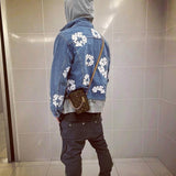 Denim Tears jacket denim jacket men and women, old denim jacket