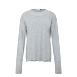 Men long sleeved shirt retro bottom shirt pure color silm deconstructed pleated men's