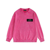 Amiri washed sweatshirt hollywood art word printing washed and distressed