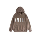 Amiri washed hoodie classic letterprinting