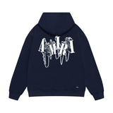 Amiri hoodie chain letter printing