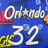 NBA Jerseys MN Hot Pressed Retro Jersey SW Magic 9495 Season, Doodle No. 32, O'Neal