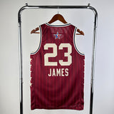 NBA Jerseys 24 season, All-Star, Red 23, James