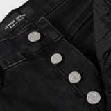 Purple Brand Denim Shorts High Street Black