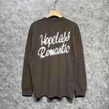 Amiri long sleeve shirts heart wolf head printing