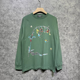 Amiri long sleeve shirts hummingbird printing