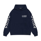 Amiri hoodie new bone sleeve printing