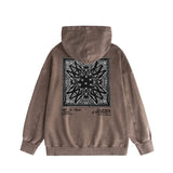 Amiri washed hoodie simple standard square scarf distressed printing