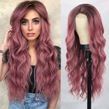 Women's Wigs Long Curly Hair Fiber Headgear Wigs