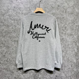 Amiri long sleeve shirts california hollywood letterprinting