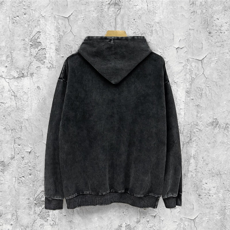 Amiri washed hoodie large simple label washed distressed printing