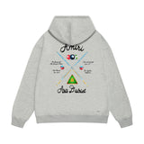 Amiri hoodie billiard cue country print