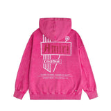 Amiri washed hoodie letter sign distressed printing