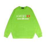 Amiri long sleeve shirts red font printing