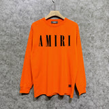Amiri long sleeve shirts classic letter spider print