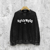 Amiri washed sweatshirt Hollywood alphabet print washed old