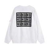 C.e sweatshirt autumn winter c.e pixel character pattern printing round neck pulloversweatshirt