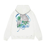 Amiri hoodie urban forest print