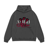 Amiri hoodie new font cobra printing