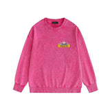 Amiri washed sweatshirt five-pointed star nameplate printing washed and distressed