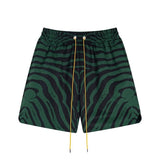 Rhude T Shirt Zebra Letter Embroidery Casual Short Sleeve Shirt, Shorts
