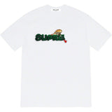 Mens T-shirts 21SS Lizard Tee Lizard Lawn LOGO Short Sleeve T-Shirt Tide Loose