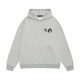 Amiri hoodie overlapping letter print