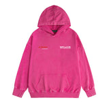 Amiri washed hoodie tv channel washed and distressed printing