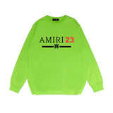 Amiri long sleeve shirts red font printing