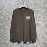 Amiri long sleeve shirts chain letter printing