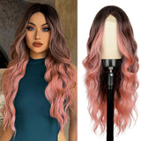 Women's Wigs Long Curly Hair Fiber Headgear Wigs