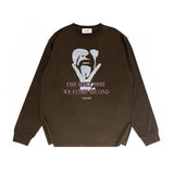 Amiri long sleeve shirts tongue printing