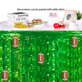 Themed Party Supplies American Football Fringe Table Skirt – Kids Birthday Party Table Decoration