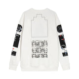 C.e sweatshirt spring & fall c.e spiral gene memory printing round neck sweatshirt