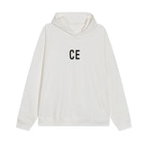 C.e hoodie fall and winter c.e casual design pullover hooded sweatshirt