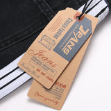 Mens Fashion Jeans White stripes 5725#