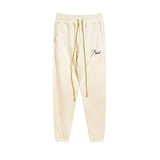 Rhude Pant embroidery slogan logo drawstring casual sports trousers