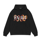 Amiri hoodie gold snake print