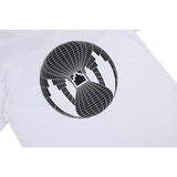 C.e t shirts creative geometric pattern round neck pullover short sleeve for men and women