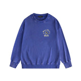 Amiri washed sweatshirt new letter logo printing washed old