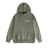 Amiri washed hoodie AMIRI large washed old print