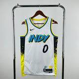 NBA Jerseys Season 25, Pacers, City Edition No. 0, Halliburton