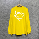 Amiri long sleeve shirts california hollywood letterprinting