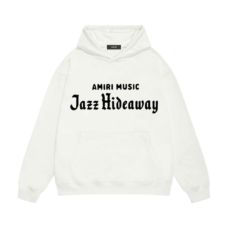 Amiri hoodie music letterprinting
