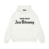 Amiri hoodie music letterprinting