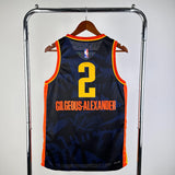 NBA Jerseys 24 season, Thunder, City 2, Alexandria