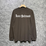 Amiri long sleeve shirts sanskrit printing