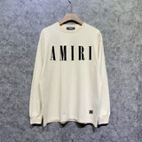 Amiri long sleeve shirts classic letter spider print
