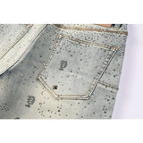 purple brand denim shorts