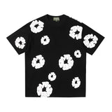 Denim Tears T Shirt ShortsPuff Print Short Sleeve T-shirt Loose Couple Shorts Suit(Options need to be purchased separately)